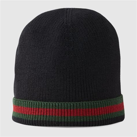 gucci berretti nero|cappelli di lana gucci.